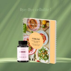 Bye-Bye cellulite le pack cure végétale et detox et complément alimentaire naturel draineur de 1 mois